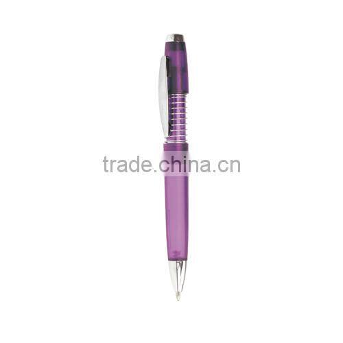 Hot ballpoint pen with spring for office use