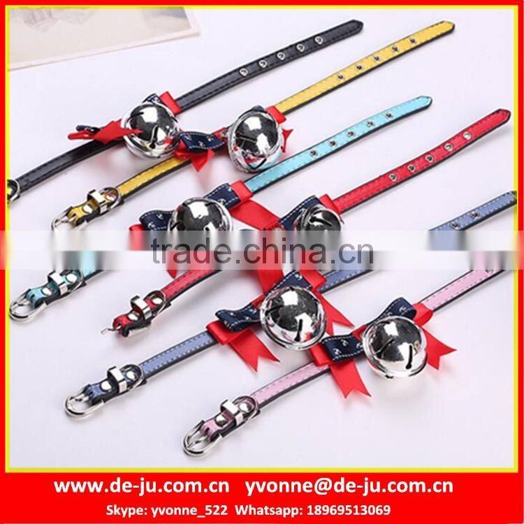 Orange Plastic Balls Beaded Dog Collar