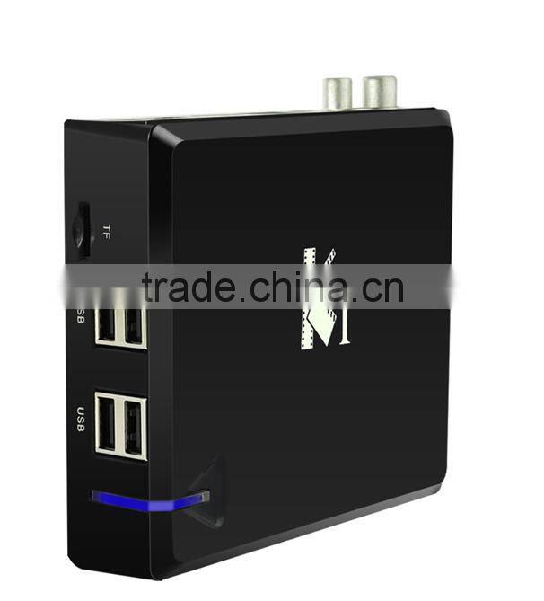 Best-selling K1 Android DVB-T2 Set Top Box AML 805 Android 4.4 Smart TV box K1 Hybrid Android TV Box Shenzhen factory