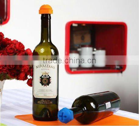 FDA/LFGB Food-Safe Lily Wine Bottle Stopper and Wine Pourer