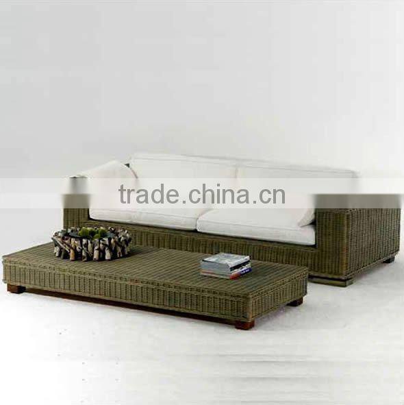 GUANGDONG FURNTIURE ROUND WICKER SOFA DOUBLE SOFA