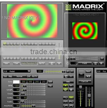 Madrix compatible dmx 3d tube 3d kinetic ceiling lights,8pixels dmx 3d tube for club, dj bar
