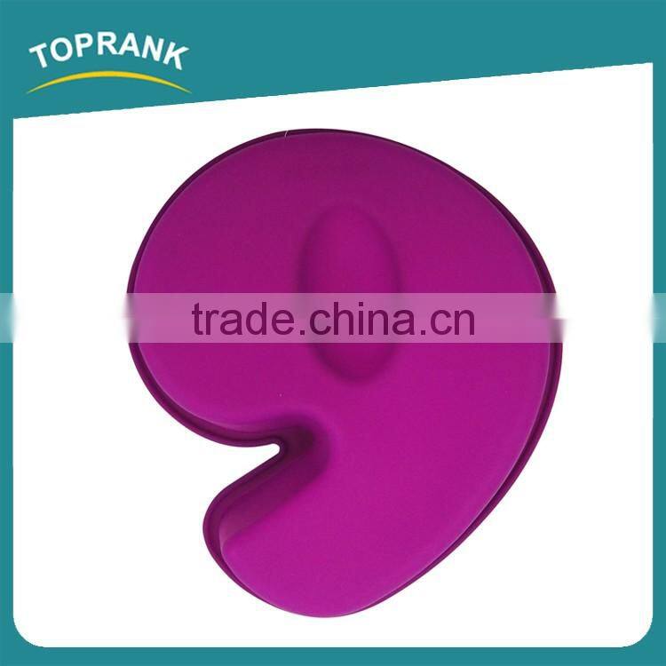 Toprank Wholesale Custom Funny Shape Pudding Jelly Chocolate Mold Arabic Numbers Silicone Cake Mould