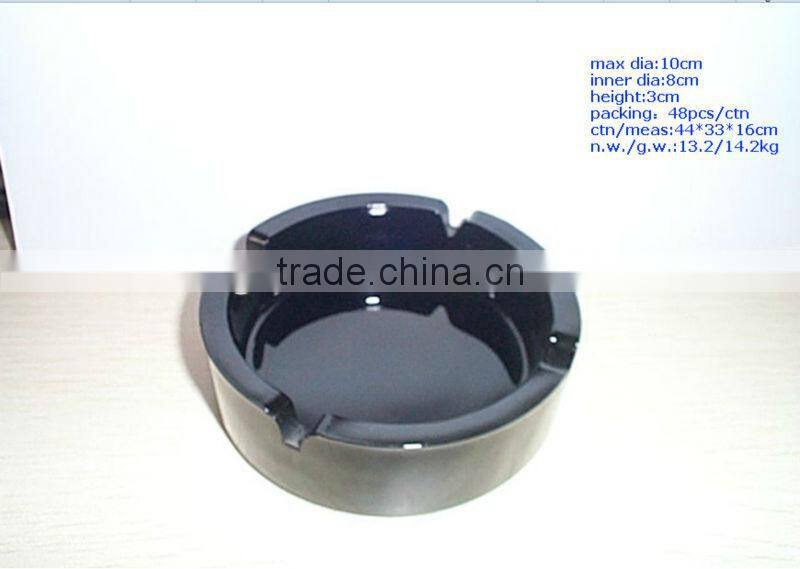 glass ashtray/black glasss ashtray/simple glass ashtray/solid glass ashtry