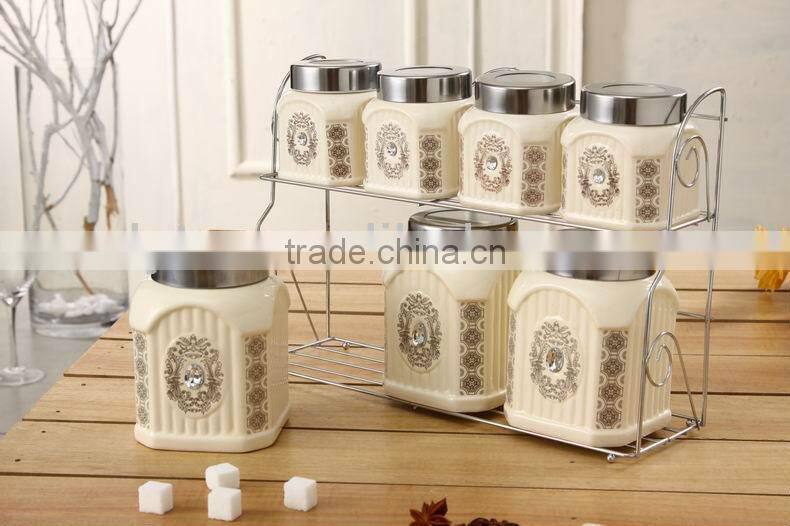Ceramic Jar,Ceramic seal tank ,Ceramic Sugar Tea Canister