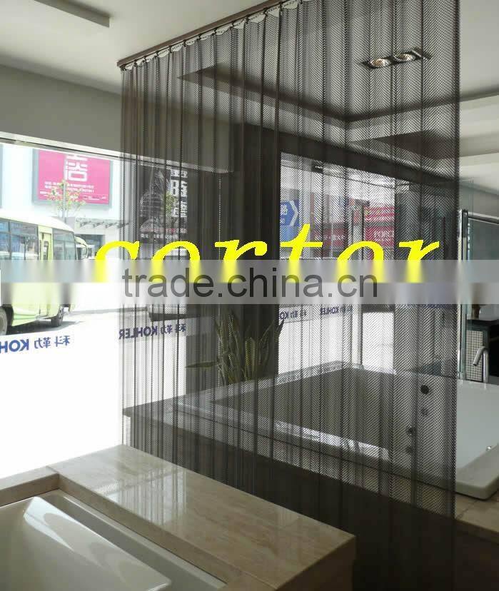 wire mesh curtain metal coil drapery for room divider
