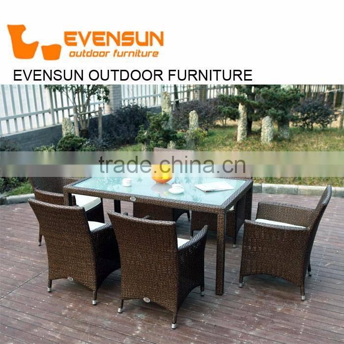 weatherproof and fireproof rattan royal garden poly rattan furniture