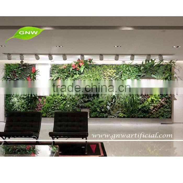 GNW GLW072 indoor vertical garden wall artificial green wall diy for sale