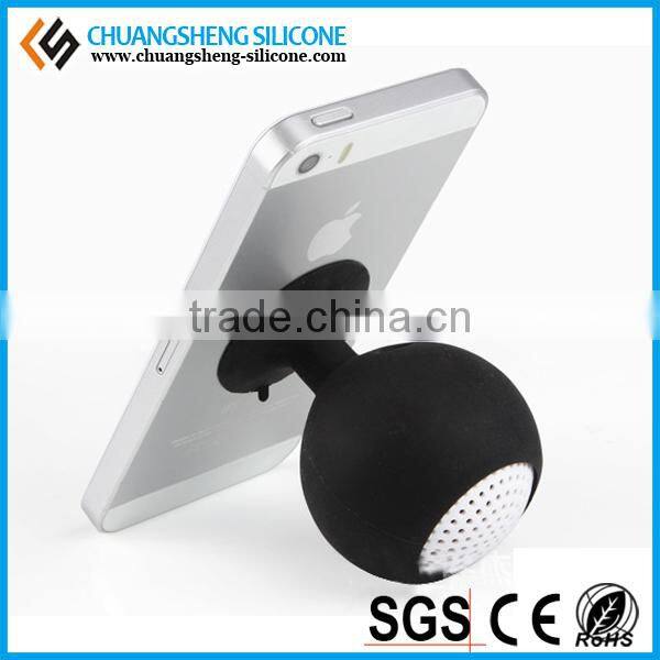 Waterproof mini wireless bluetooth mobile phone holder stand pad speaker