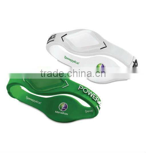 Embossed logo Bracelets /wristband (100% silicone)