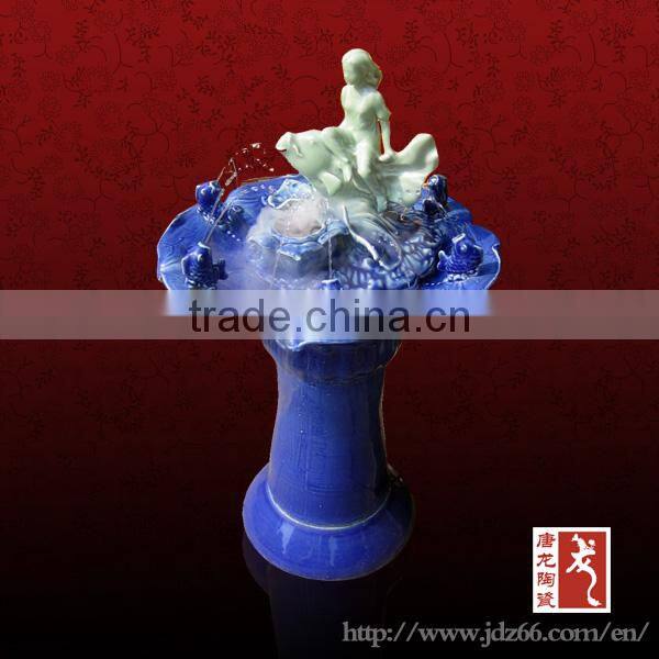 Jingdezhen decorative handmade ceramic fountain