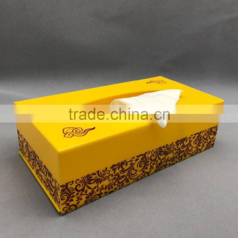 Custom cheap clear acrylic furniture napkin holder box