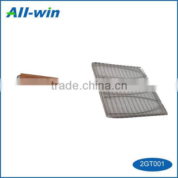 outdoor camping safe BBQ barbecue great helper stainless steel grill tray