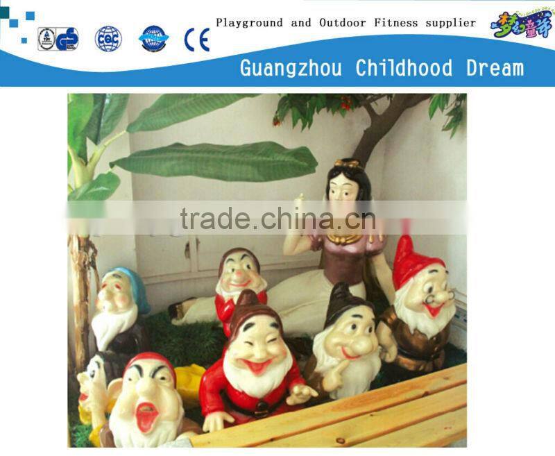 (HD-18901)Snow White and the seven dwarfs fiberglass cartoon character statue
