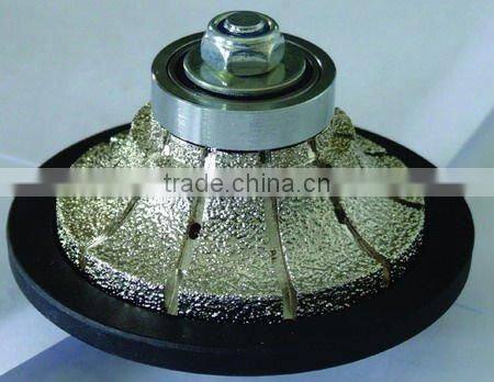 Vacuum Brazed Diamond Profile Wheel /V-shaped Brazed Diamond router bits