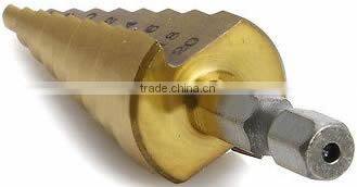 4-20mm HSS Hex Shank TiN Coated Step Drill