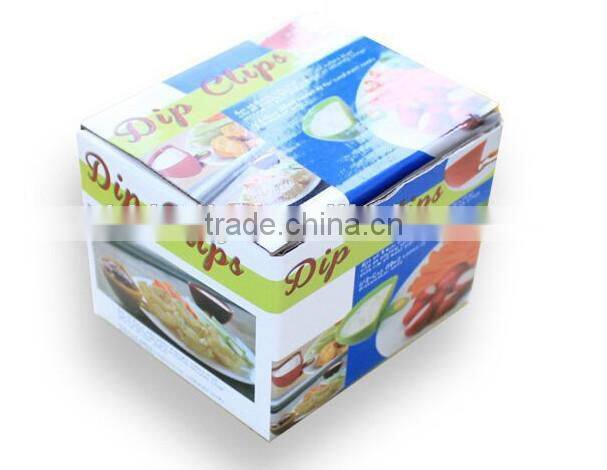 2015 New Dip Clips A Dip and Clip relish plate Pepper easy clean up dishwashier safe 4pcs in 1 set