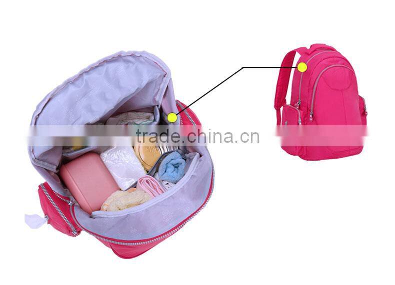 600D polyester changing diaper bag backpack
