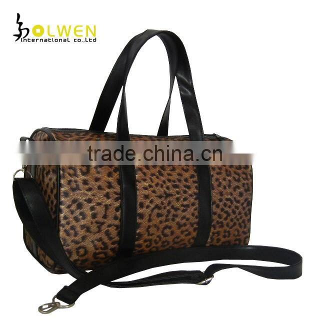 Multi-function pu lady handbag with round