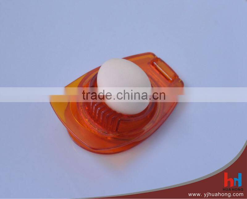 New Design Transparent Plastic Egg Cutter/Egg slicer (HFC-12)