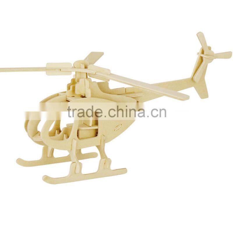 Children's wooden environmental 3d puzzle toys fancy small pussy fancy toy