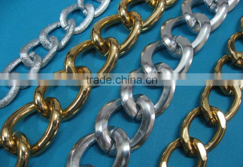 bright electric galvanized welded iron chain with high quality