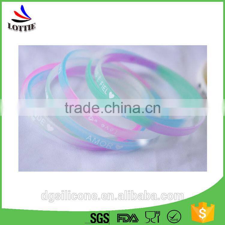 China manufacturer BPA Free silicone wristband, Cheap silicone wrist bands