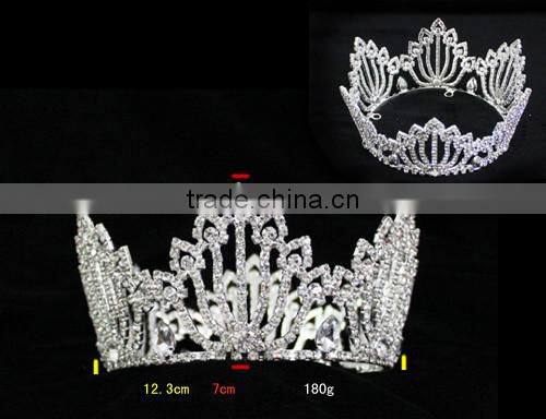 bulk princess beauty queen rhinestone crowns tiaras for dancing party H172-141
