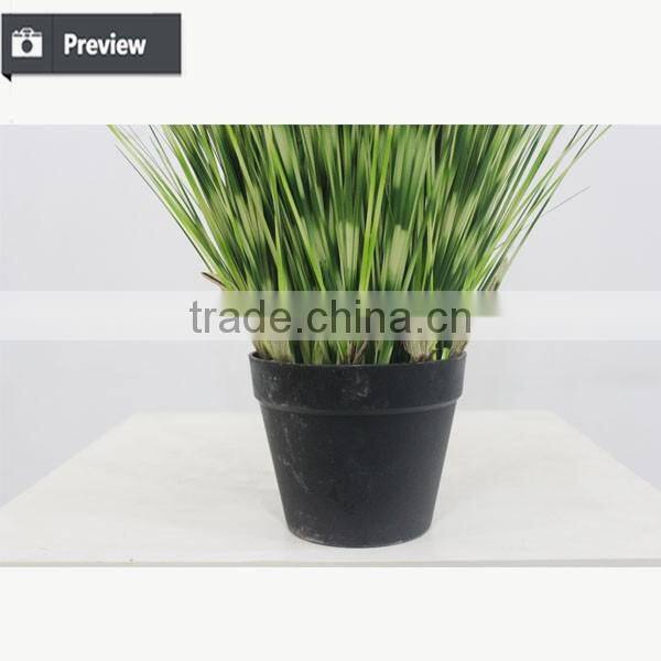 Artificial Potted Grass Synthetic Onion Grass In Pot Fake Grass in Pot for Indoor Decoration