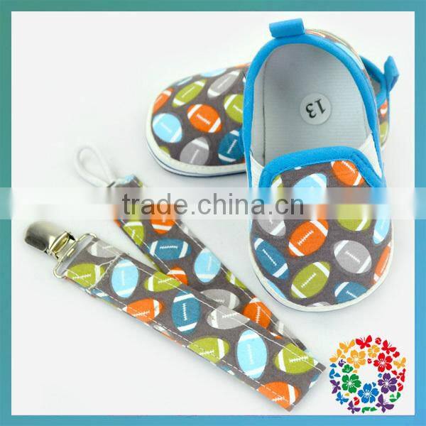 Comfortable Navy Sole Baby Shoe/Infant Newborn Shoes With Pacifier Clip/First Walker Shoes For Toddlers