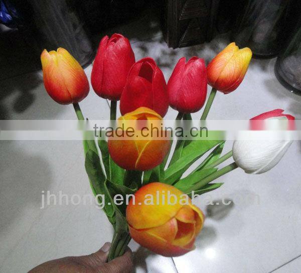 PU tulip artificial flowers upscale feel/home decoration