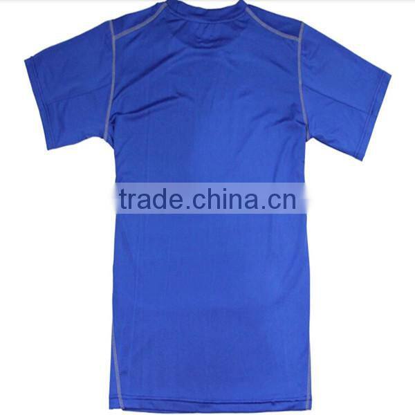 solid blue color mens running t shirt