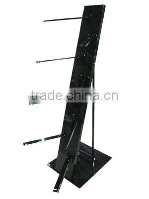 Excellence light black 8 pics wheel tire hanger display