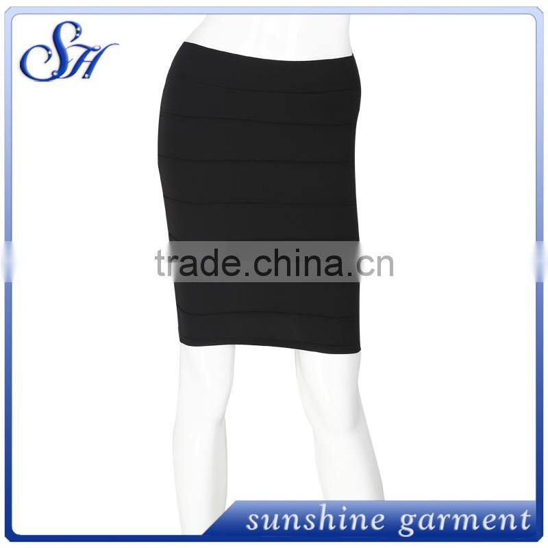 Womens Compression Fitted Stretch Sexy Skirt Plus Size