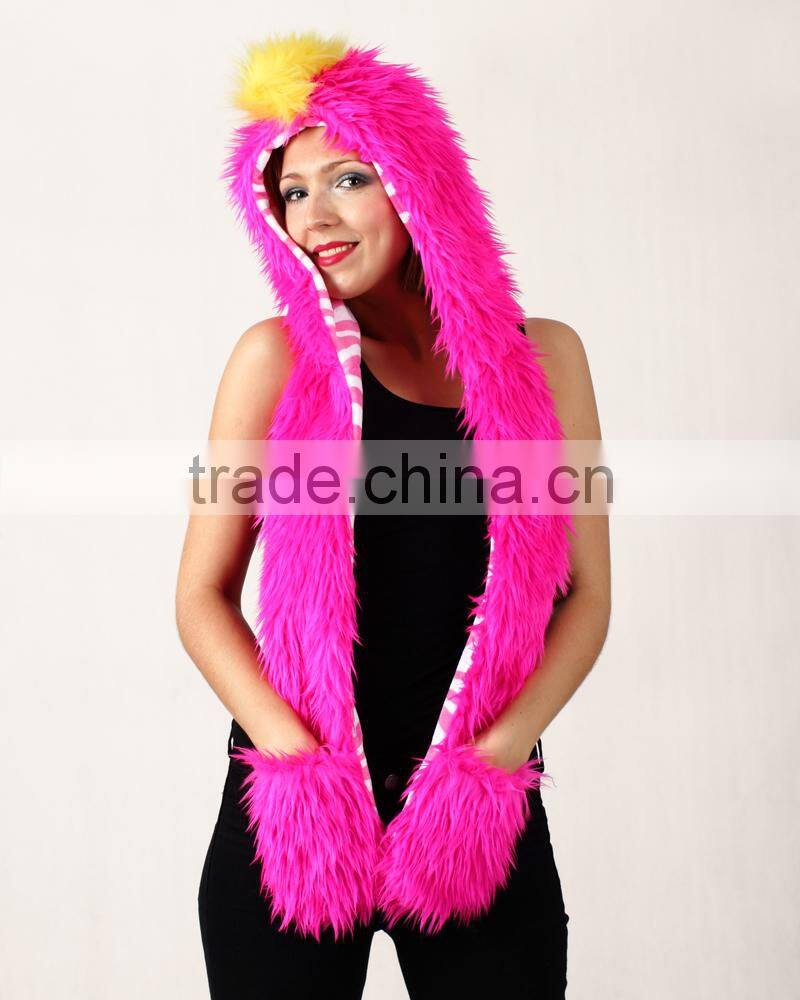 Custom Winter Hotsale Sexy Black Animal Girls ladies hats wholesale