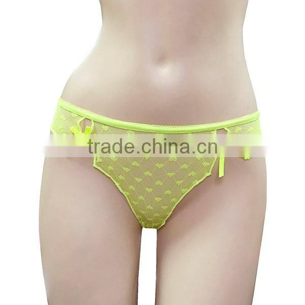New Design 6 Nice Colors Sexy see through Women Panties M L Size