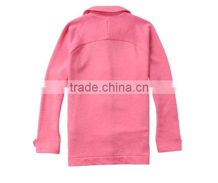 autumn outfit fashionable vigor single-breasted long-sleeved fleece jacket