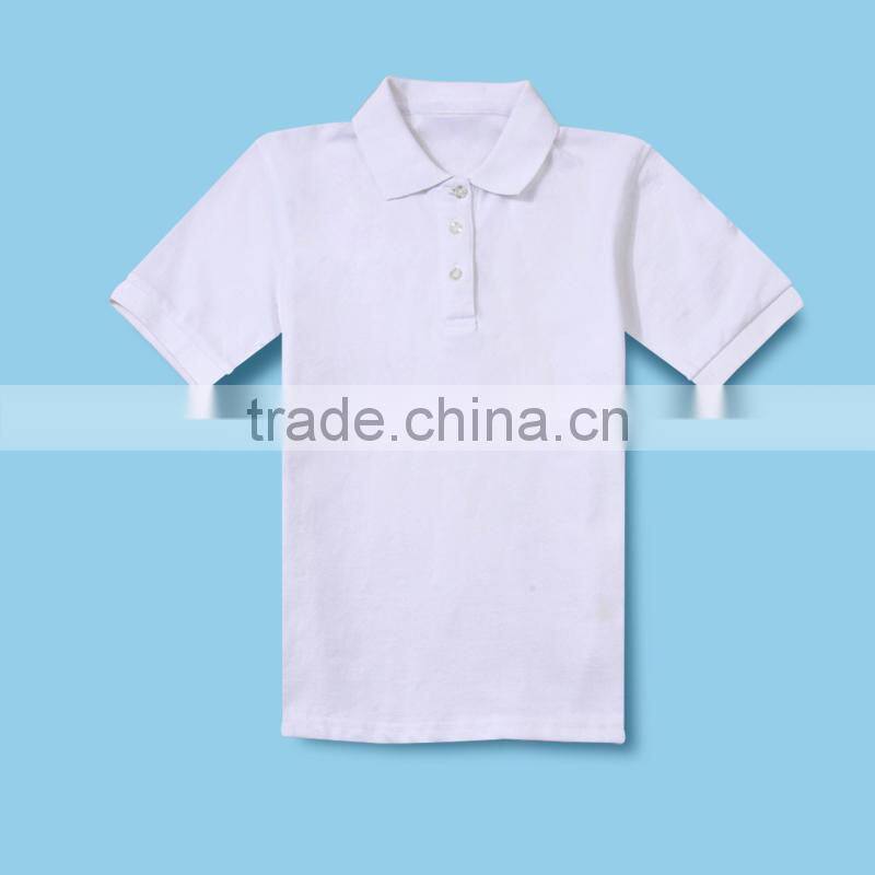 Custom cotton kids soft and thin cotton t shirts,plain polo t shirt children