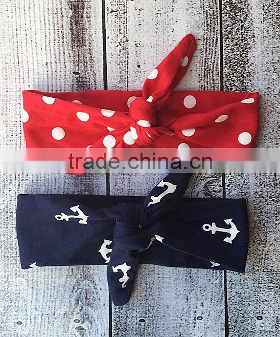 New Fashion Headband Set For Little Girl Toddler Two Pieces Headband Set Include Navy And Red Pretty Kids Wear NP-A-HA905-11
