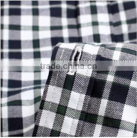latest new men's checked long sleeve dress flannel shirt