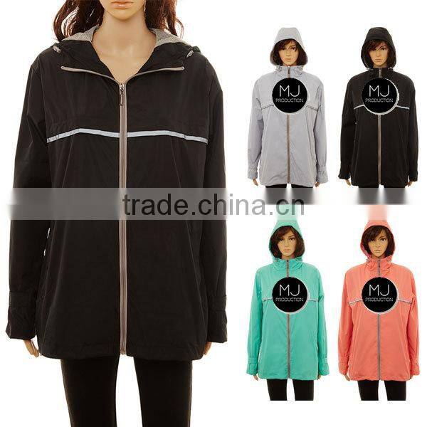 Wholesale Full Zip Custom Pullover Windbreaker Jacket