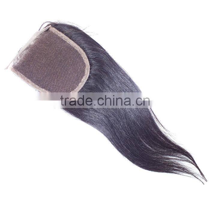 wavy human hair swiss lace top lace closure,invisible part closure