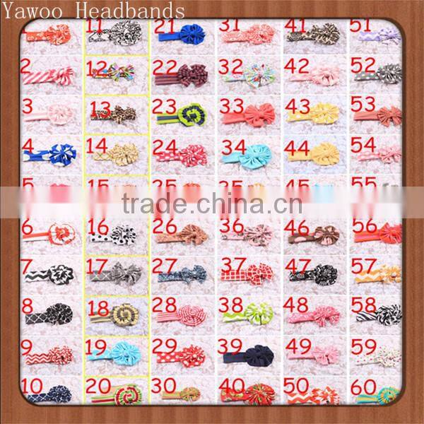 Baby Knotted Cotton Children Bow Latest Design Band Cute Hairbands Headbands for Girls Baby Bow Yellow Headbands Accessories