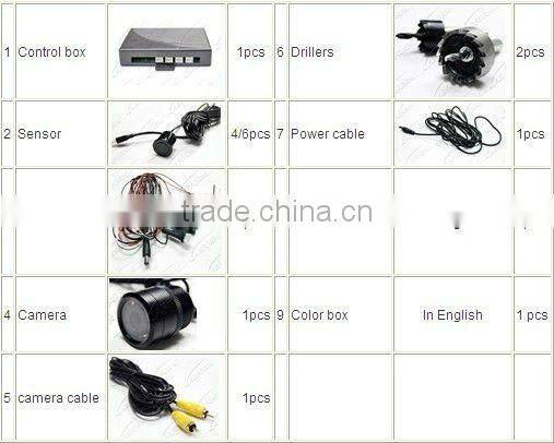 7 inch GPS Navigation Car Camera System Rearview Mirror Monitor