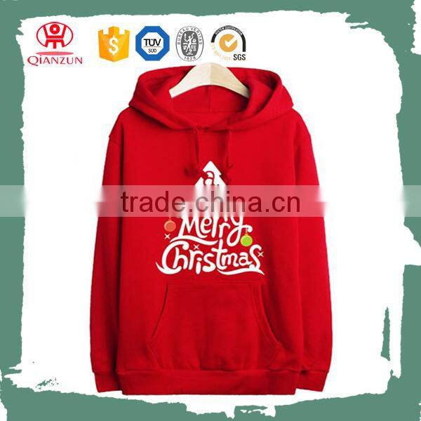 Polar Christmas tree hoodies fleece pullover Merry Christmas letter sweatshirts