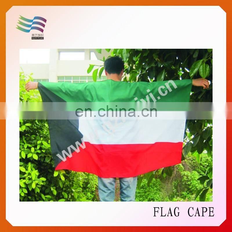 Kuwait Body Flag With Sleeve