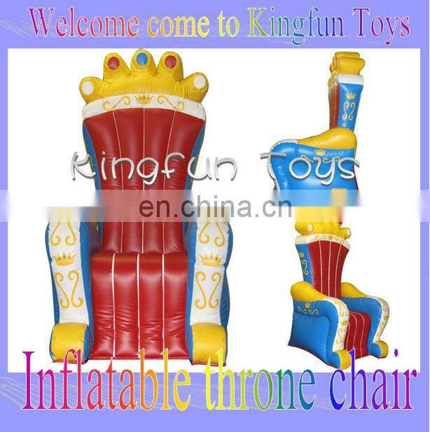 Princess inflatable king chiar for fun