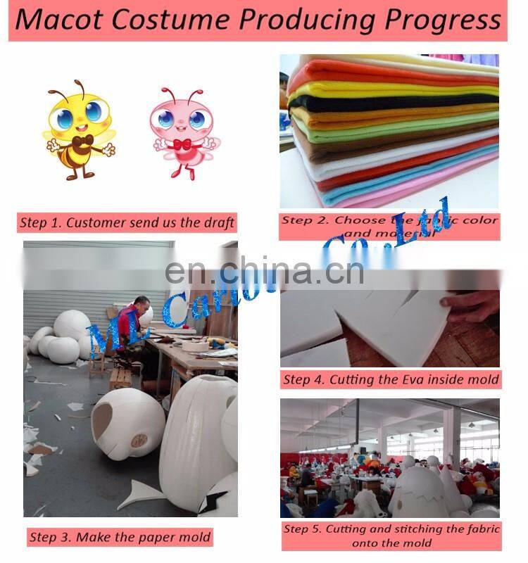 2015 hot sell Pilot dog Cartoon Costumes Mascot Costumes For Adults