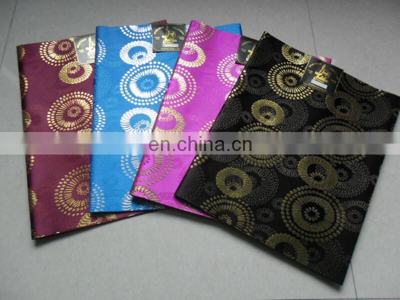 High quality African Scarf Embroidery Sego Headtie Headwear