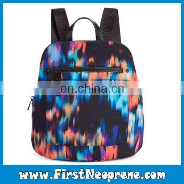 Black Promotional Gift Boys Neoprene Backpack